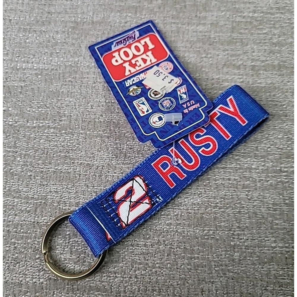 VTG Wincraft Nascar #2 Car Rusty Wallace Key Chains Shoe Laces Eyeglass Holder - Picture 8 of 8